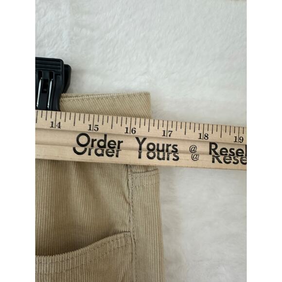 NWT Wrangler Tan Corduroy Pants 14 M Jeans Hippie Boho - Picture 4 of 8